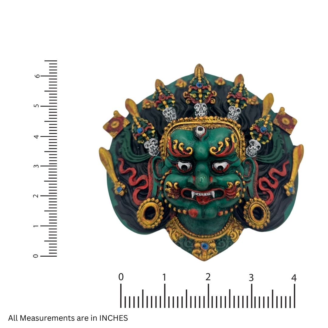 Newari Lakhey Mask Showpiece