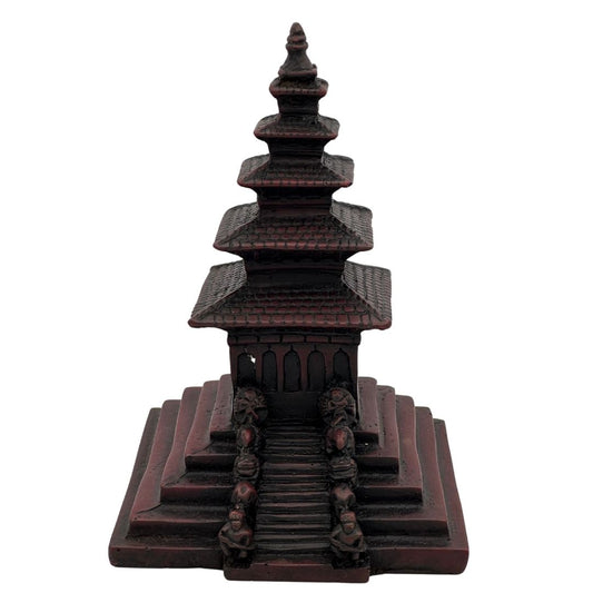 Miniature Nepali Nyatapola Temple Showpiece