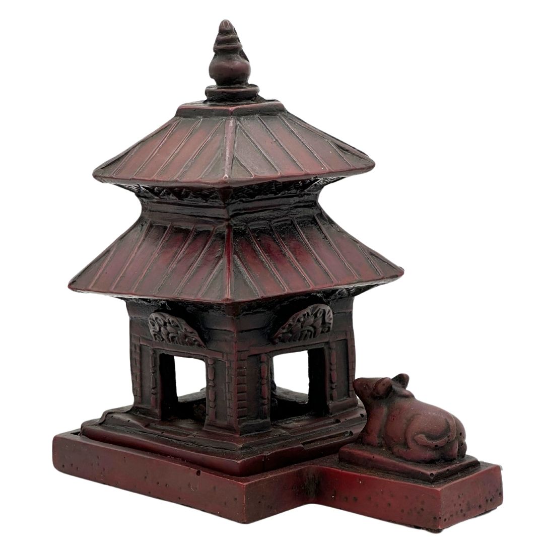 Miniature Nepali Pashupatinath Temple Showpiece