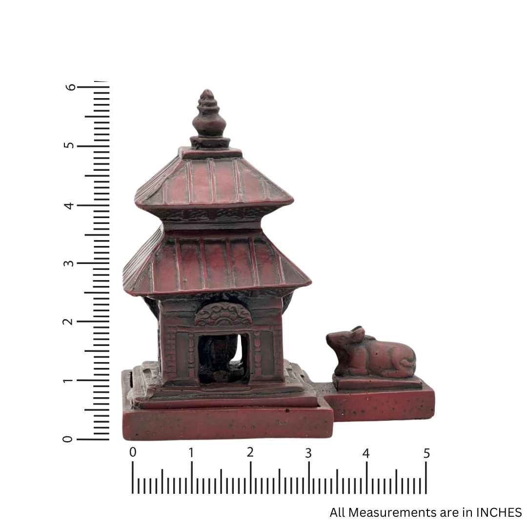 Miniature Nepali Pashupatinath Temple Showpiece